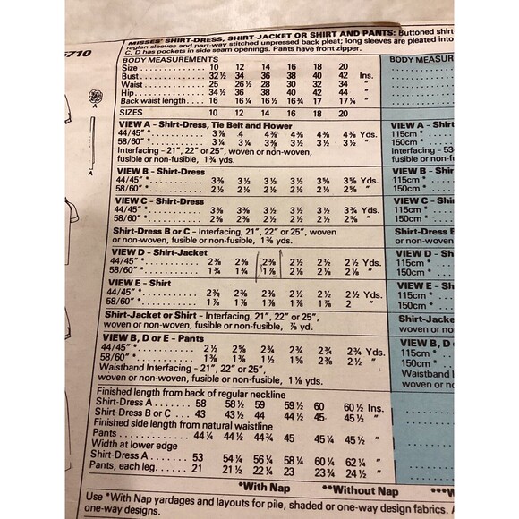 McCalls 5710 70s Dress Top Jacket Coat Pants Career Cut Sz 14 Complete - Picture 4 of 12